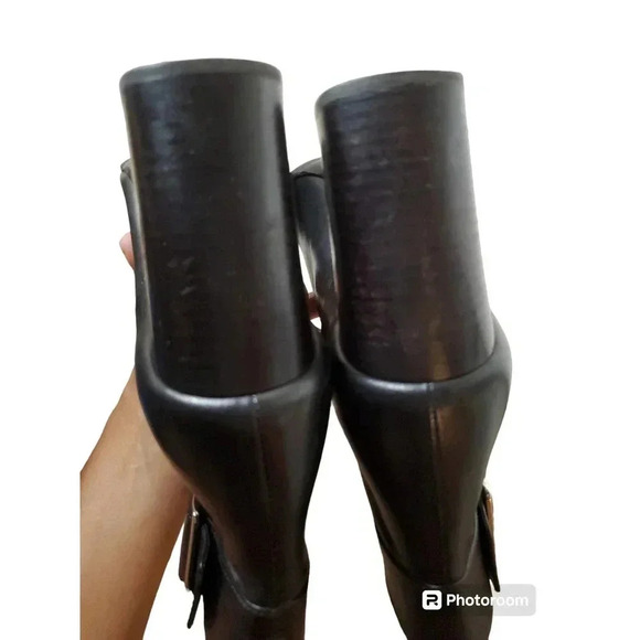 PRADA Black Ankle Boot Size 39.5 - Picture 7 of 10